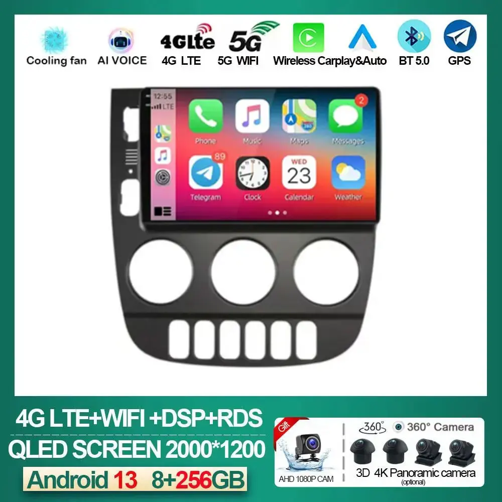 Автомагнитола на Android 13, видеомагнитола для Mercedes Benz M-Class W163 ML 2003 - 2006 Carplay, мультимедийный плеер, навигация GPS, умный DSP DVD
Автомагнитола на Android 13, видеомагнитола для Mercedes Benz M-Class W163 ML 2003 - 2006 Carplay, мультимедийный плеер, навигация GPS, умный DSP DVD