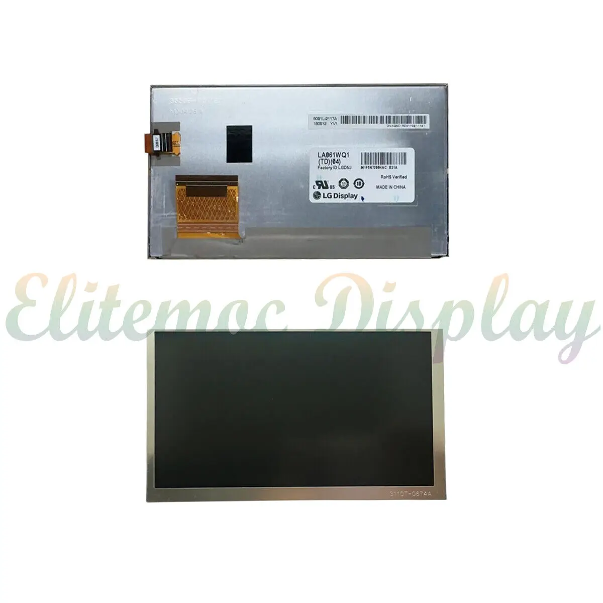 LA061WQ1(TD)(04) OEM 6.1" LCD Display for Toyota Corolla RAV4 2014-2016 Radio Monitor LA061WQ1TD04
LA061WQ1(TD)(04) OEM 6.1" LCD Display for Toyota Corolla RAV4 2014-2016 Radio Monitor LA061WQ1TD04