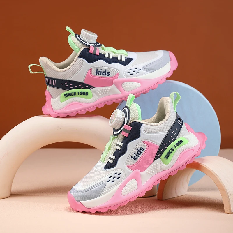 New Knob Design Sports Shoes For Girls Breathable Mesh Running Shoes Boy Sport Sneakers Anti-Slip Platform Outdoor Sneakers Kids
New Knob Design Sports Shoes For Girls Breathable Mesh Running Shoes Boy Sport Sneakers Anti-Slip Platform Outdoor Sneakers Kids
