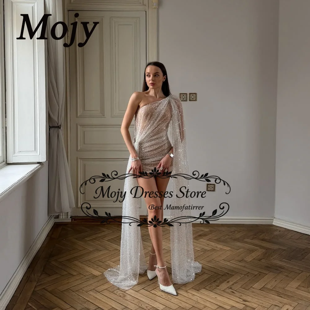 Mojy 2026 Mini Prom Dresse One Shoulder Luxury Sequined Glitter Wedding Party Gowns Women Vestido De Fiesta Lujo Customized
Mojy 2026 Mini Prom Dresse One Shoulder Luxury Sequined Glitter Wedding Party Gowns Women Vestido De Fiesta Lujo Customized