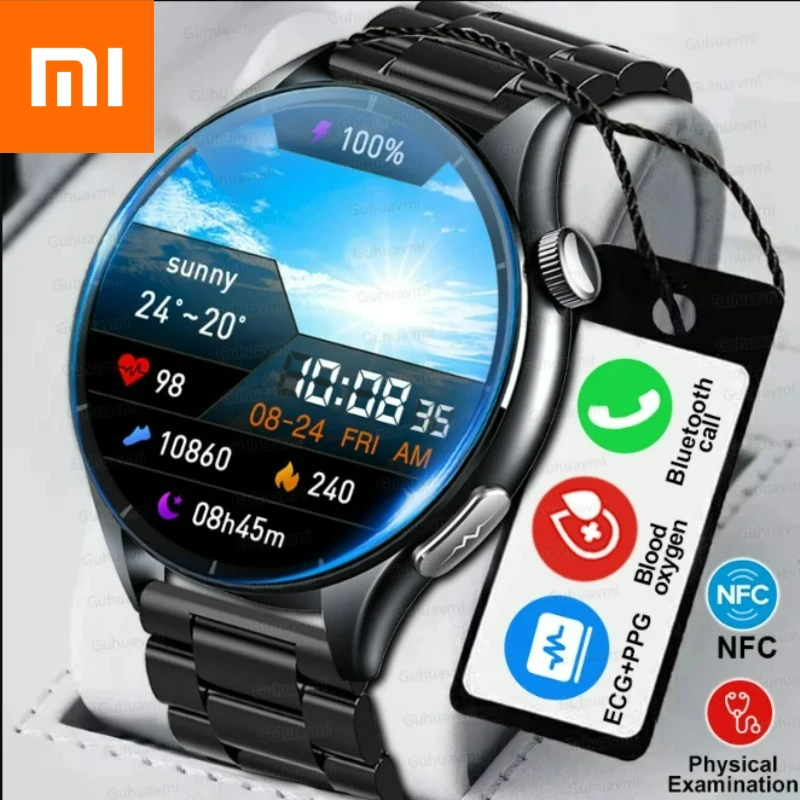 Xiaomi 2025 ЭКГ + PPG Диагностика здоровья Смарт-часы Мужчины Женщины Часы Мочевая кислота Липид BP Трекер сердечного ритма NFC Спортивные умные часы
Xiaomi 2025 ЭКГ + PPG Диагностика здоровья Смарт-часы Мужчины Женщины Часы Мочевая кислота Липид BP Трекер сердечного ритма NFC Спортивные умные часы