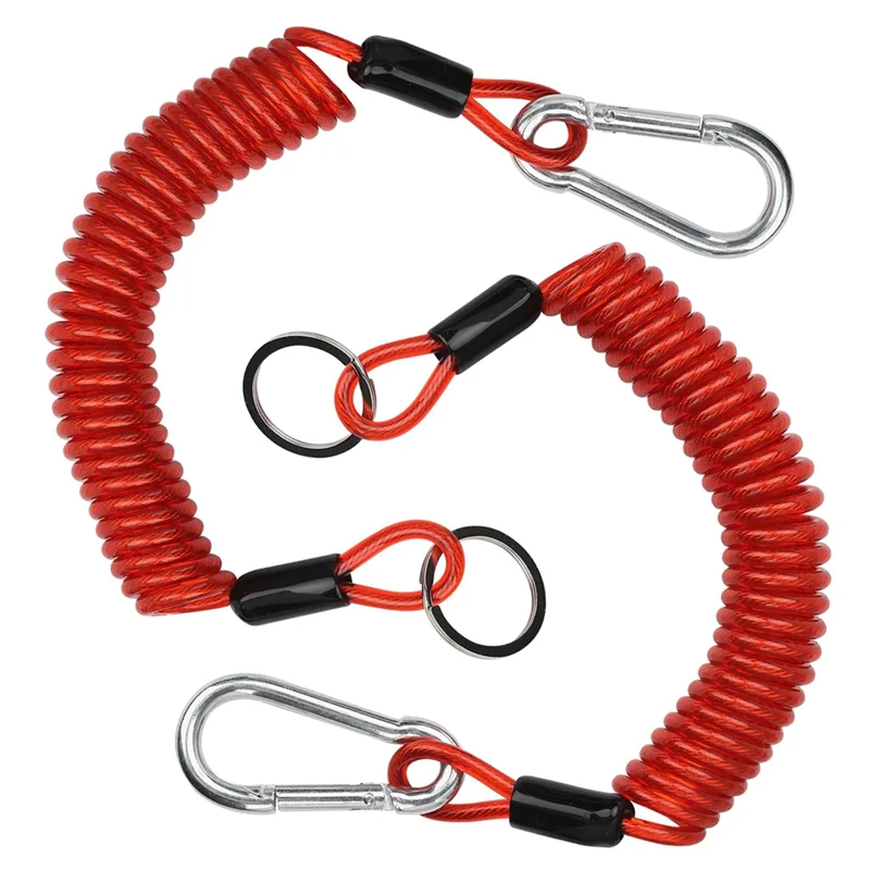 ABGR-2PCS 6FT Breakaway Trailer Cable, Trailer Breakaway Safety Cable Spring Towing Coiled Wire For RV Trailer Campers
ABGR-2PCS 6FT Breakaway Trailer Cable, Trailer Breakaway Safety Cable Spring Towing Coiled Wire For RV Trailer Campers