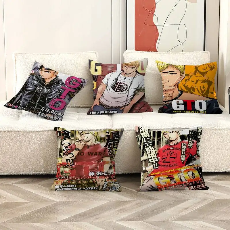 Great Teacher Onizuka Japanese Anime GTO Pillow Gift Home Office Decoration Bedroom Sofa Car Cushion Cover case 45x45
Great Teacher Onizuka Japanese Anime GTO Pillow Gift Home Office Decoration Bedroom Sofa Car Cushion Cover case 45x45