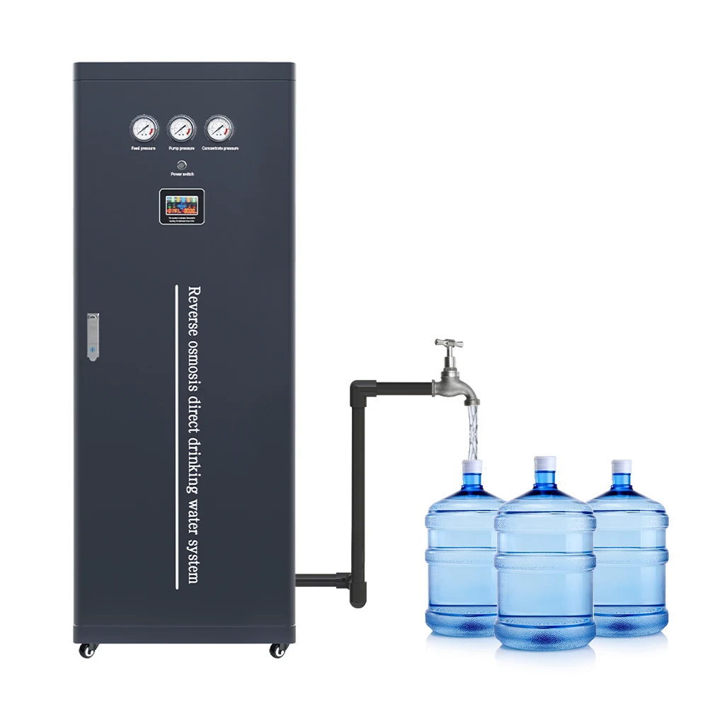 500lph Reverse Osmosis System Plant Factory Price Industrial Reverse Osmosis Machine for Drinking Water 99% Desalination Rate
500lph Reverse Osmosis System Plant Factory Price Industrial Reverse Osmosis Machine for Drinking Water 99% Desalination Rate