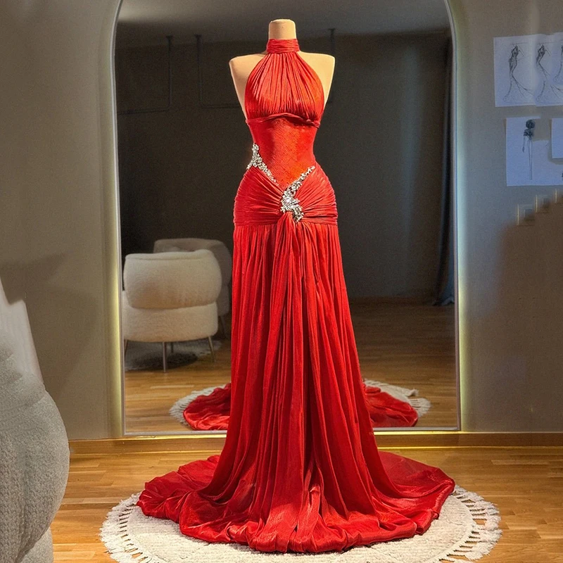 Thinyfull 2026 Mermaid Prom Evening Dresses Saudi Arabia Sleeveless Beadings Party Dress Women Cocktail Prom Gowns Customized
Thinyfull 2026 Mermaid Prom Evening Dresses Saudi Arabia Sleeveless Beadings Party Dress Women Cocktail Prom Gowns Customized