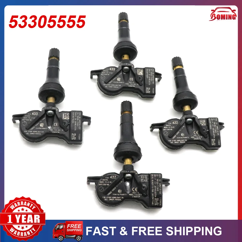 Датчик давления в шинах автомобиля TPMS 53305555 для Chrysler Pacifica 200 Dodge Durango Дротика Jeep Grand Cherokee Fiat 433 МГц 68313387AB
Датчик давления в шинах автомобиля TPMS 53305555 для Chrysler Pacifica 200 Dodge Durango Дротика Jeep Grand Cherokee Fiat 433 МГц 68313387AB