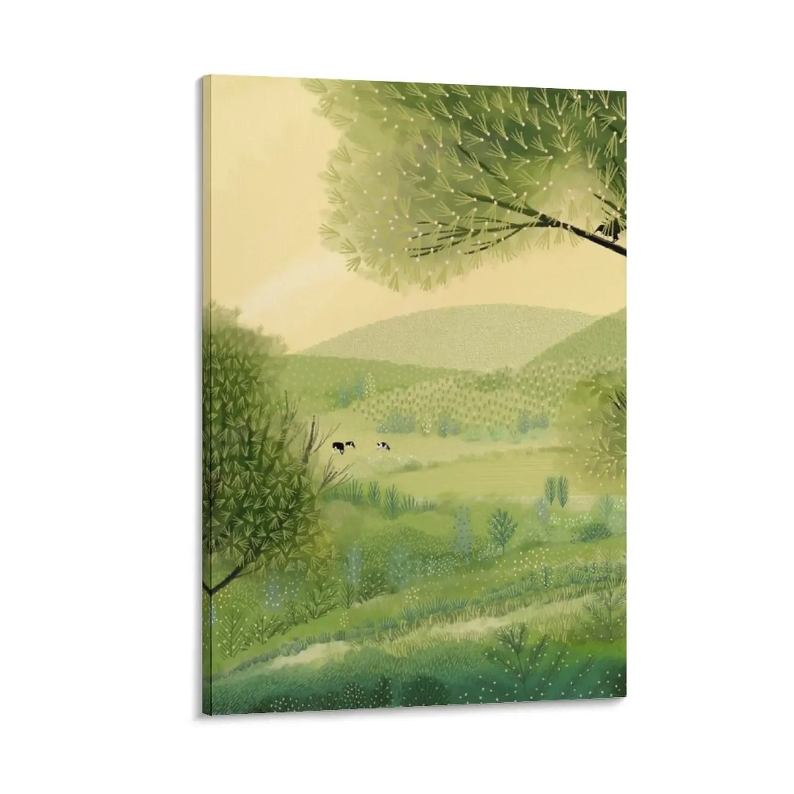 Pastures Green Canvas Painting decorative picture for living room anime home decorations
Pastures Green Canvas Painting decorative picture for living room anime home decorations