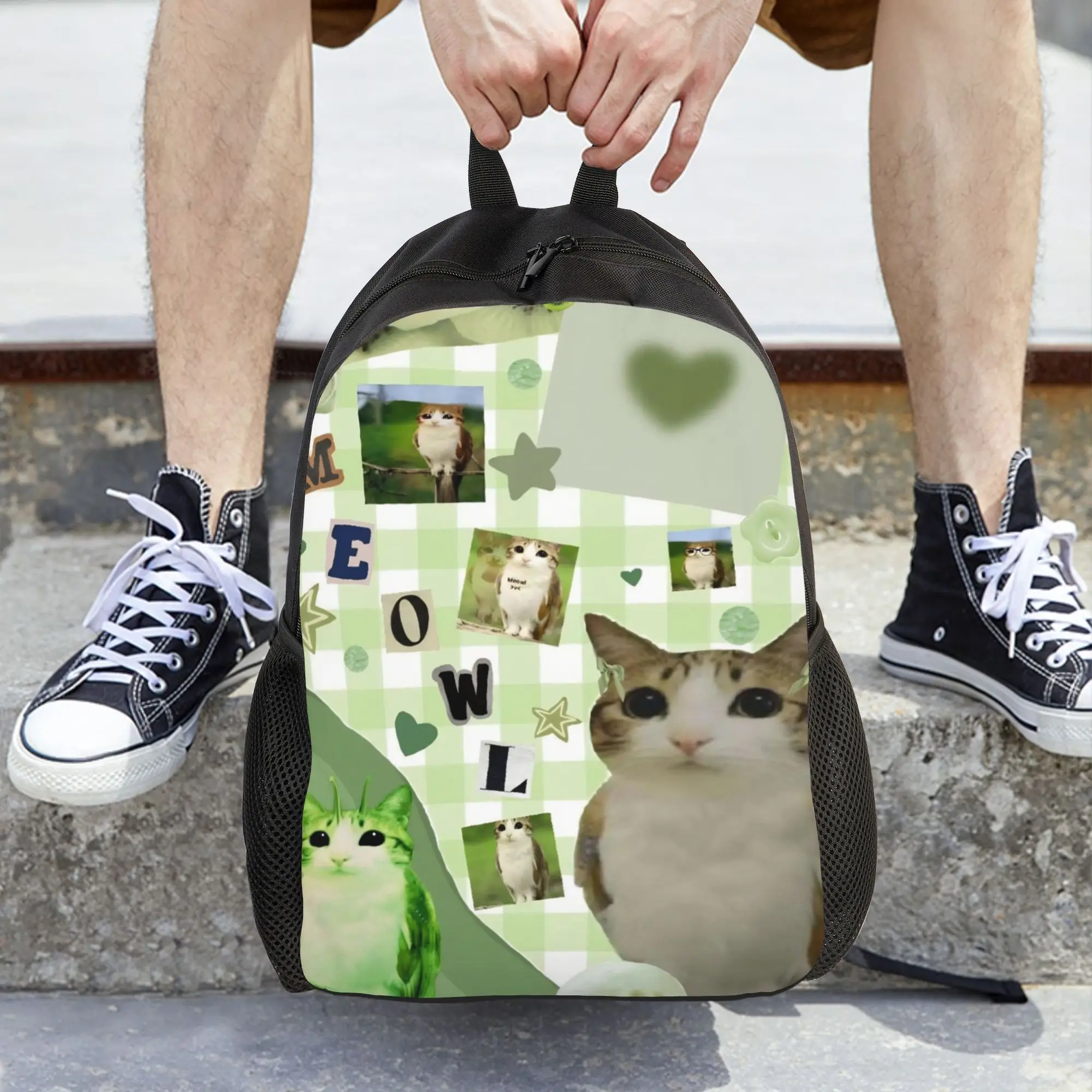 Женский рюкзак Meowl Cat Owl Meme, модный студенческий школьный рюкзак, компьютерный рюкзак, детская дорожная сумка через плечо
Женский рюкзак Meowl Cat Owl Meme, модный студенческий школьный рюкзак, компьютерный рюкзак, детская дорожная сумка через плечо
