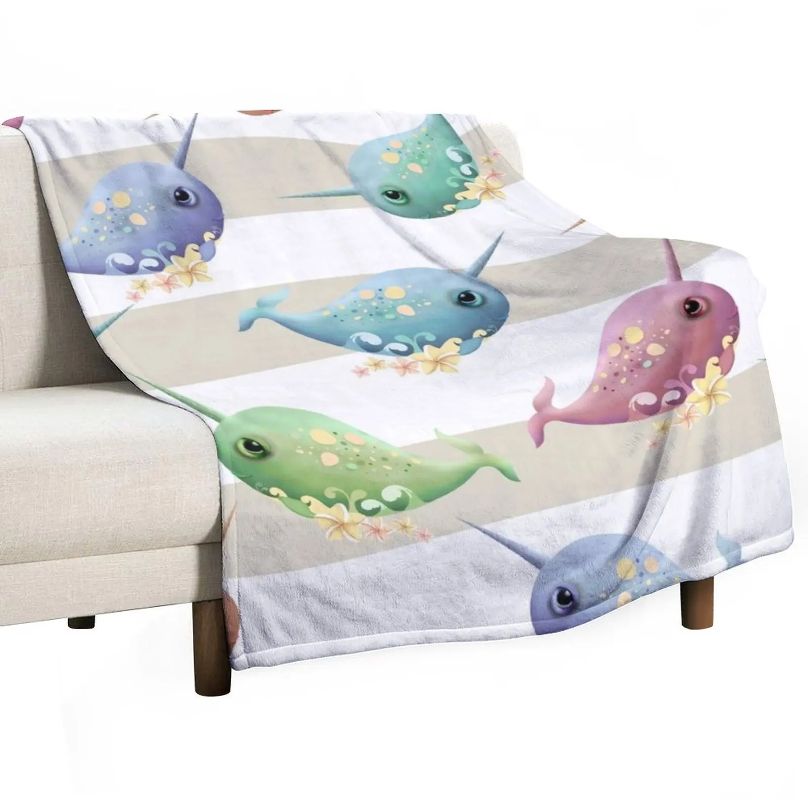 A Pod of Narwhals Throw Blanket Plush Fuzzy Cozy Blanket for Couch Sofa
A Pod of Narwhals Throw Blanket Plush Fuzzy Cozy Blanket for Couch Sofa