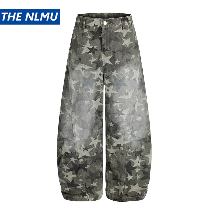 Men's Star Camo Baggy Jeans Vintage High Street Spray Paint Curved Cargo Pants Loose Wide Leg Denim Trousers
Men's Star Camo Baggy Jeans Vintage High Street Spray Paint Curved Cargo Pants Loose Wide Leg Denim Trousers