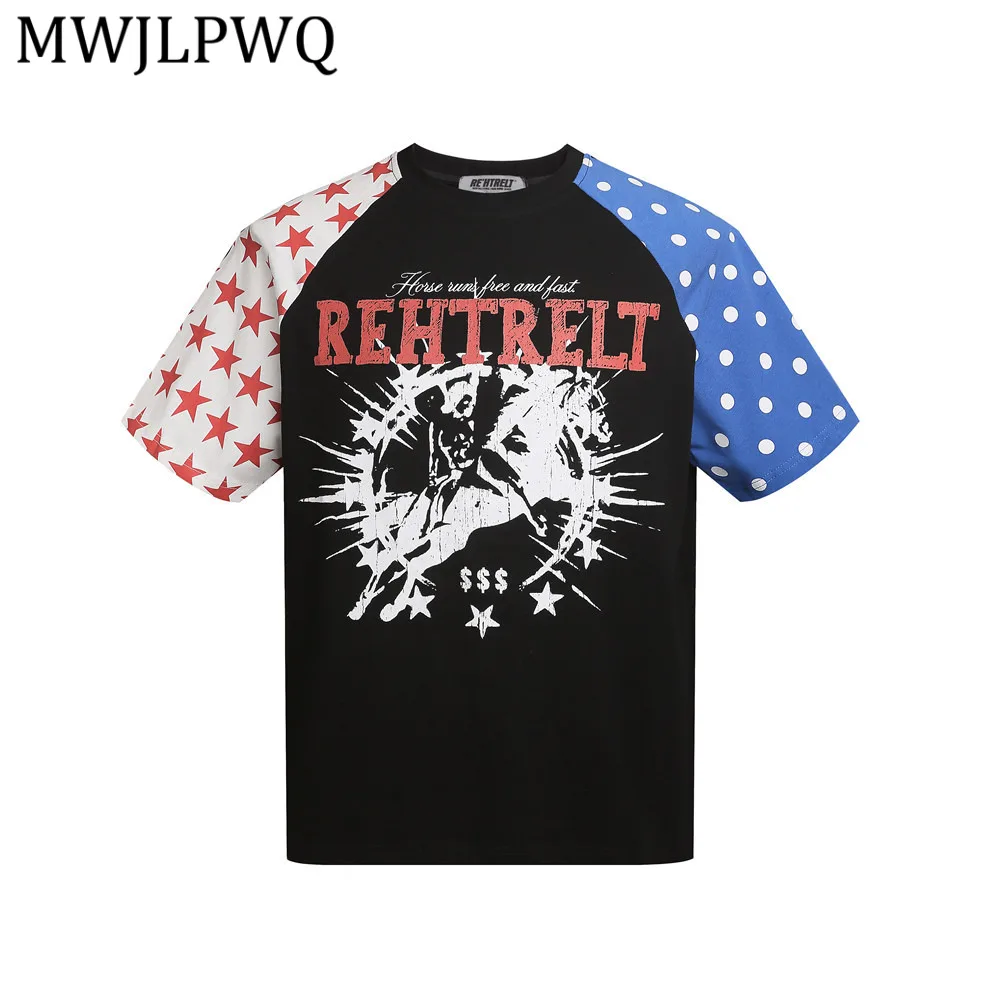 MWJLPWQ Print Casual T-Shirt Summer Men's Hip-Hop Trendy Ins Patchwork Streetwear Color-Block Raglan Sleeve Cotton Tee 16427
MWJLPWQ Print Casual T-Shirt Summer Men's Hip-Hop Trendy Ins Patchwork Streetwear Color-Block Raglan Sleeve Cotton Tee 16427