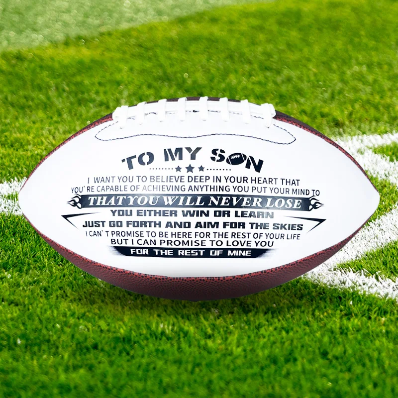 Футбольный мяч американского типа, размер 9, для игр и тренировок в помещении и на улице, особенно для регби, в подарок для сына/детей.
Футбольный мяч американского типа, размер 9, для игр и тренировок в помещении и на улице, особенно для регби, в подарок для сына/детей.