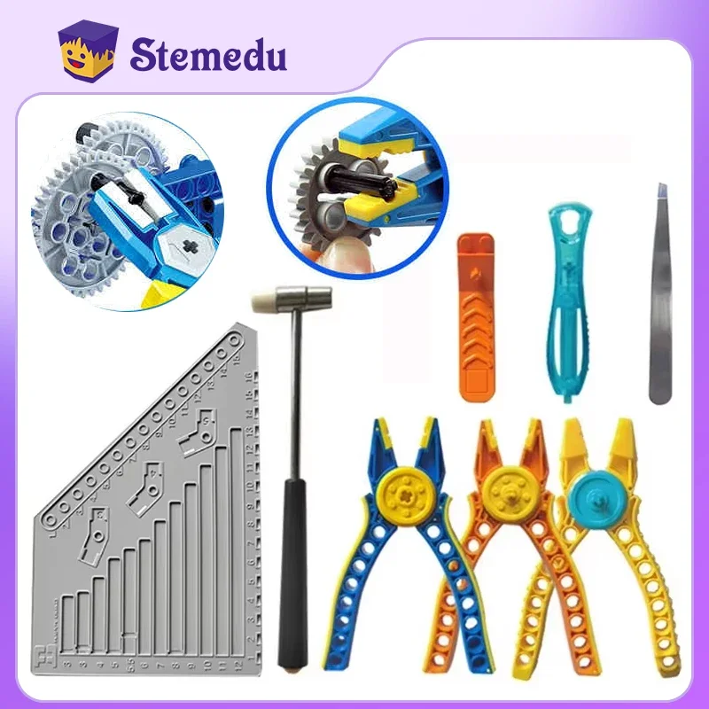 Building Blocks Brick Tool Kit Separator Tools Compatible with legoeds Technical Parts Multi-functional Hammer Pliers Tweezers
Building Blocks Brick Tool Kit Separator Tools Compatible with legoeds Technical Parts Multi-functional Hammer Pliers Tweezers