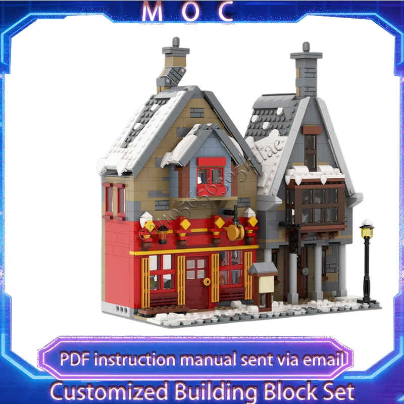 1283 PCS MOC Modern City Street View Joke Shops And Pubs Building Model Custom Puzzle Technology Creative Assembly Kids Toy Gift
1283 PCS MOC Modern City Street View Joke Shops And Pubs Building Model Custom Puzzle Technology Creative Assembly Kids Toy Gift