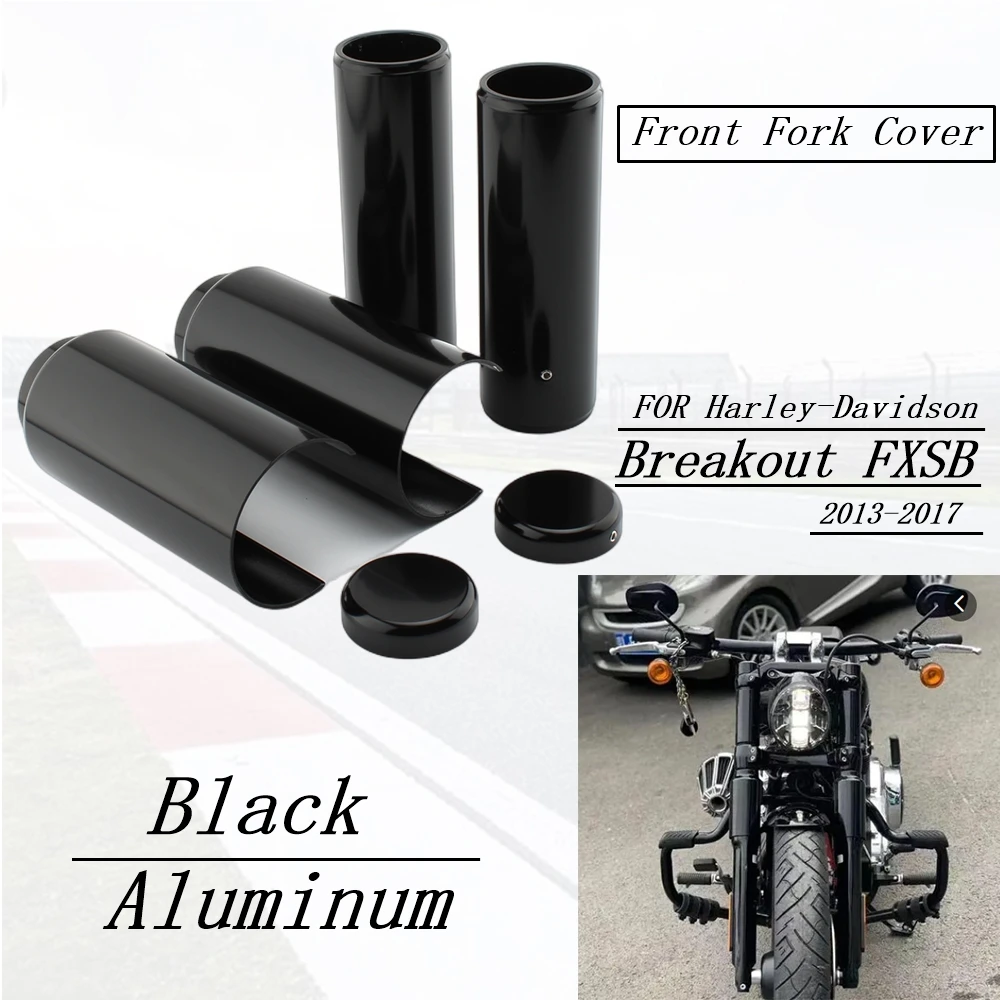 FOR Harley Davidson Breakout FXSB 2013-2017 Motorcycle Accessories Front Fork Cover Shock Wrap Shield Aluminium Black 6Piece Set
FOR Harley Davidson Breakout FXSB 2013-2017 Motorcycle Accessories Front Fork Cover Shock Wrap Shield Aluminium Black 6Piece Set