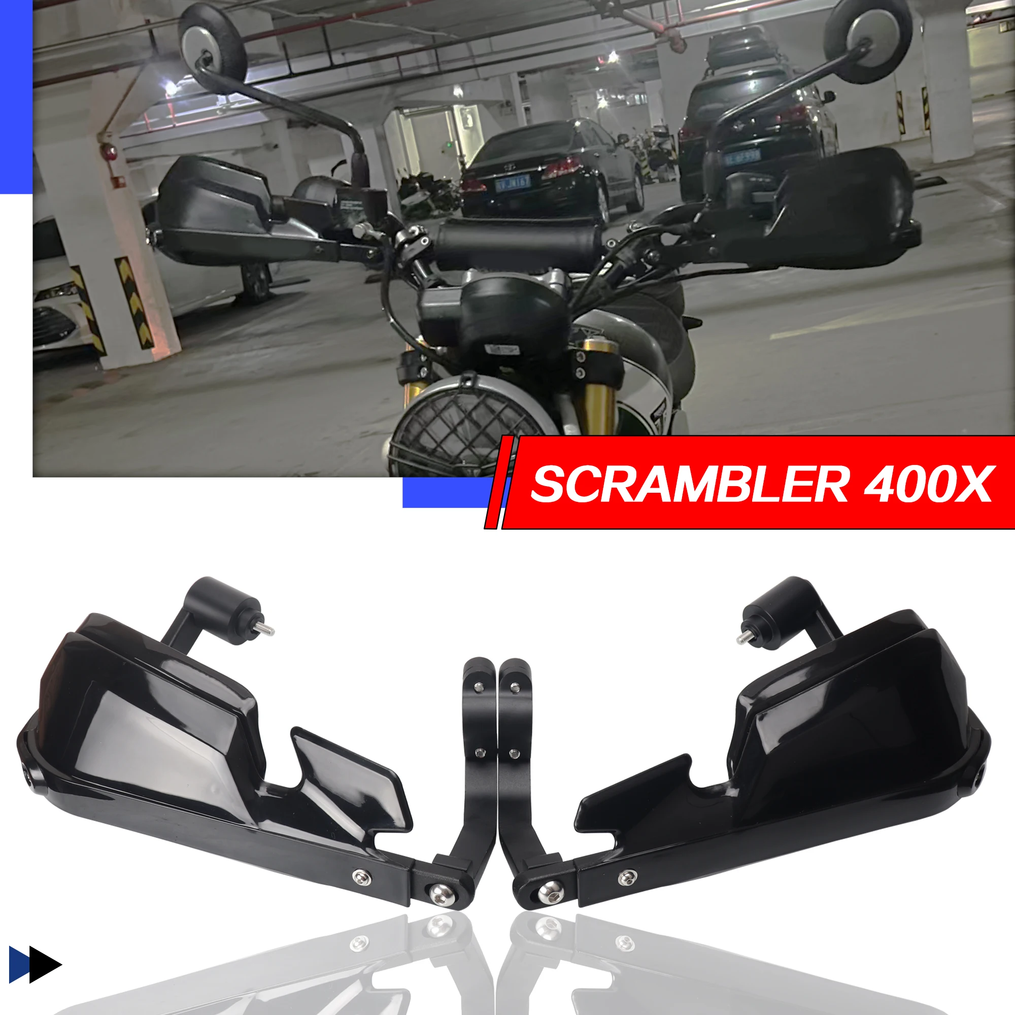 For Triumph Scrambler 400X Aluminum Alloy Motorcycle Scrambler400X Hand Guard Protector Shield Windproof Handlebar Handguards
For Triumph Scrambler 400X Aluminum Alloy Motorcycle Scrambler400X Hand Guard Protector Shield Windproof Handlebar Handguards