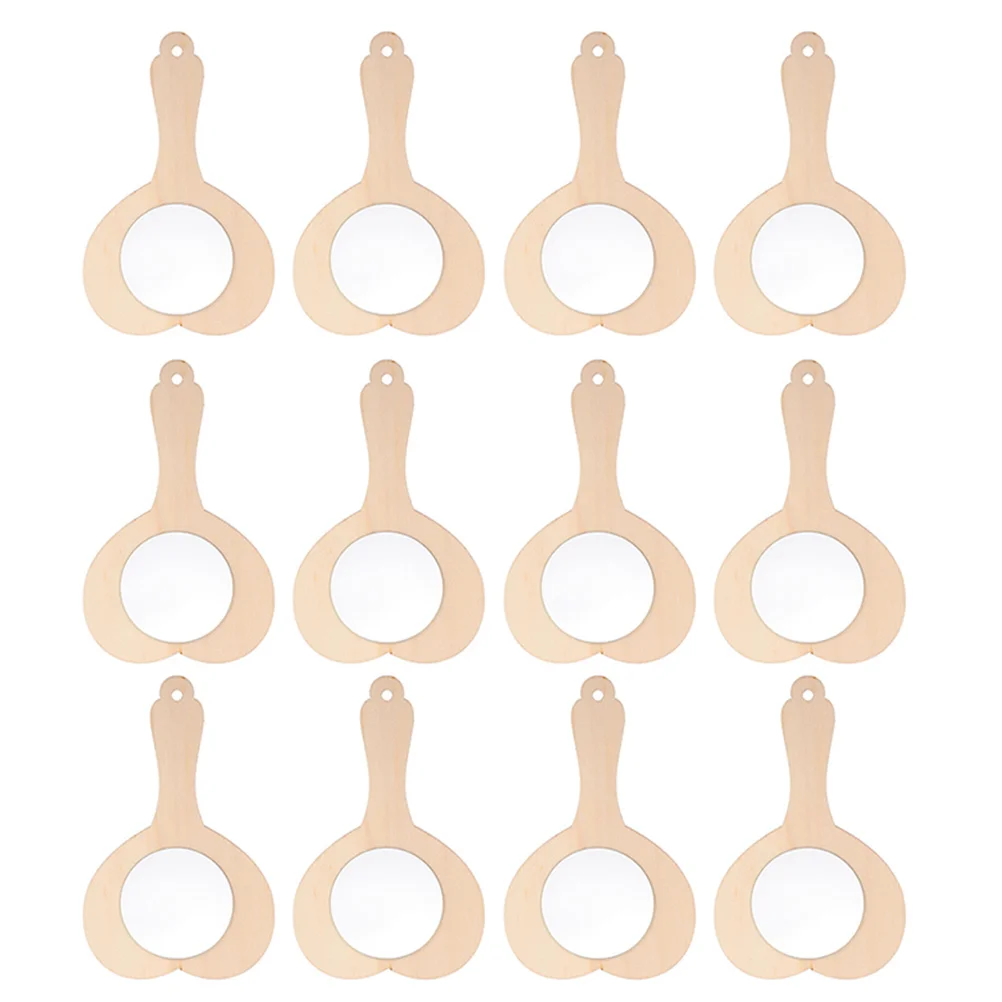 12pcs Wooden Mirror Unfinished DIY Craft Kids Handmade Kids Painting Mirror Small Vanity Accessories Makeup Tool
12pcs Wooden Mirror Unfinished DIY Craft Kids Handmade Kids Painting Mirror Small Vanity Accessories Makeup Tool