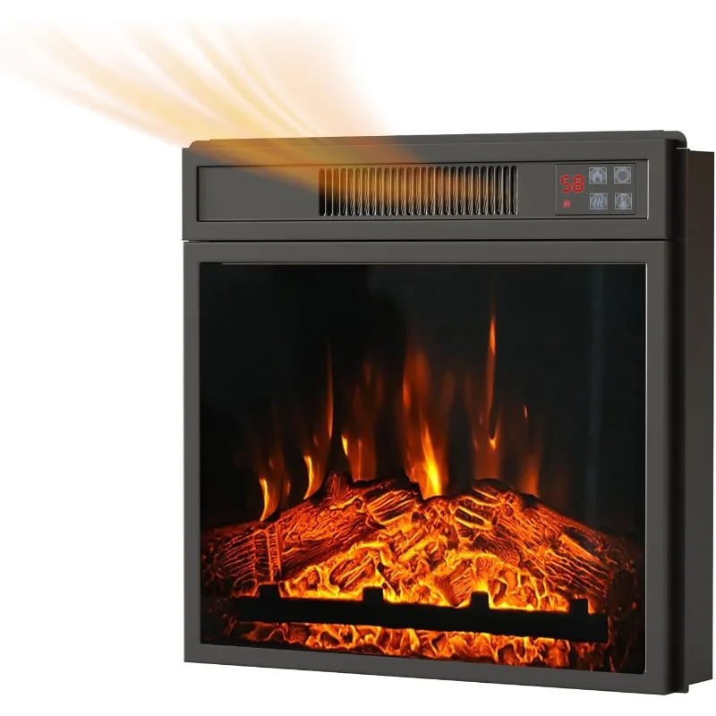 Electric Fireplace Insert, Recessed Fireplace Heater with Low Noise, Remote Control with Timer, Touch Screen,
Electric Fireplace Insert, Recessed Fireplace Heater with Low Noise, Remote Control with Timer, Touch Screen,