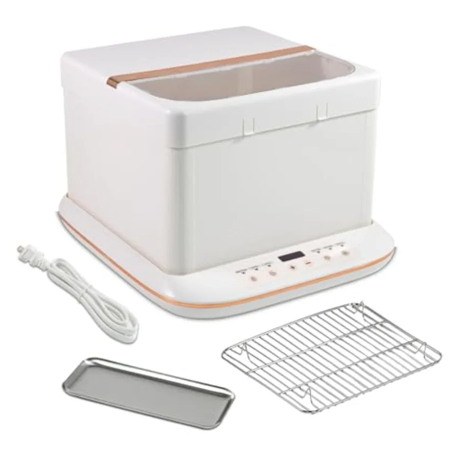 Folding Bread Proofing Box with 0120 Temperature Control and 10H Timer for Home Baking: Ideal for Bread Fermentation Pizza Doug
Folding Bread Proofing Box with 0120 Temperature Control and 10H Timer for Home Baking: Ideal for Bread Fermentation Pizza Doug