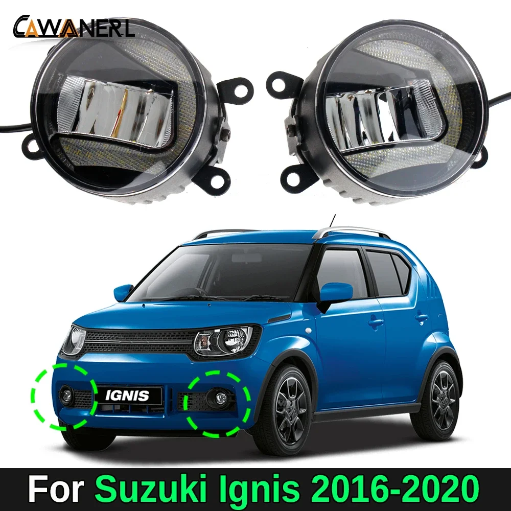 2IN1 Design 30W Car Front Aluminum LED Fog Light with Daylight DRL White 12V For Suzuki Ignis 2016 2017 2018 2019 2020
2IN1 Design 30W Car Front Aluminum LED Fog Light with Daylight DRL White 12V For Suzuki Ignis 2016 2017 2018 2019 2020