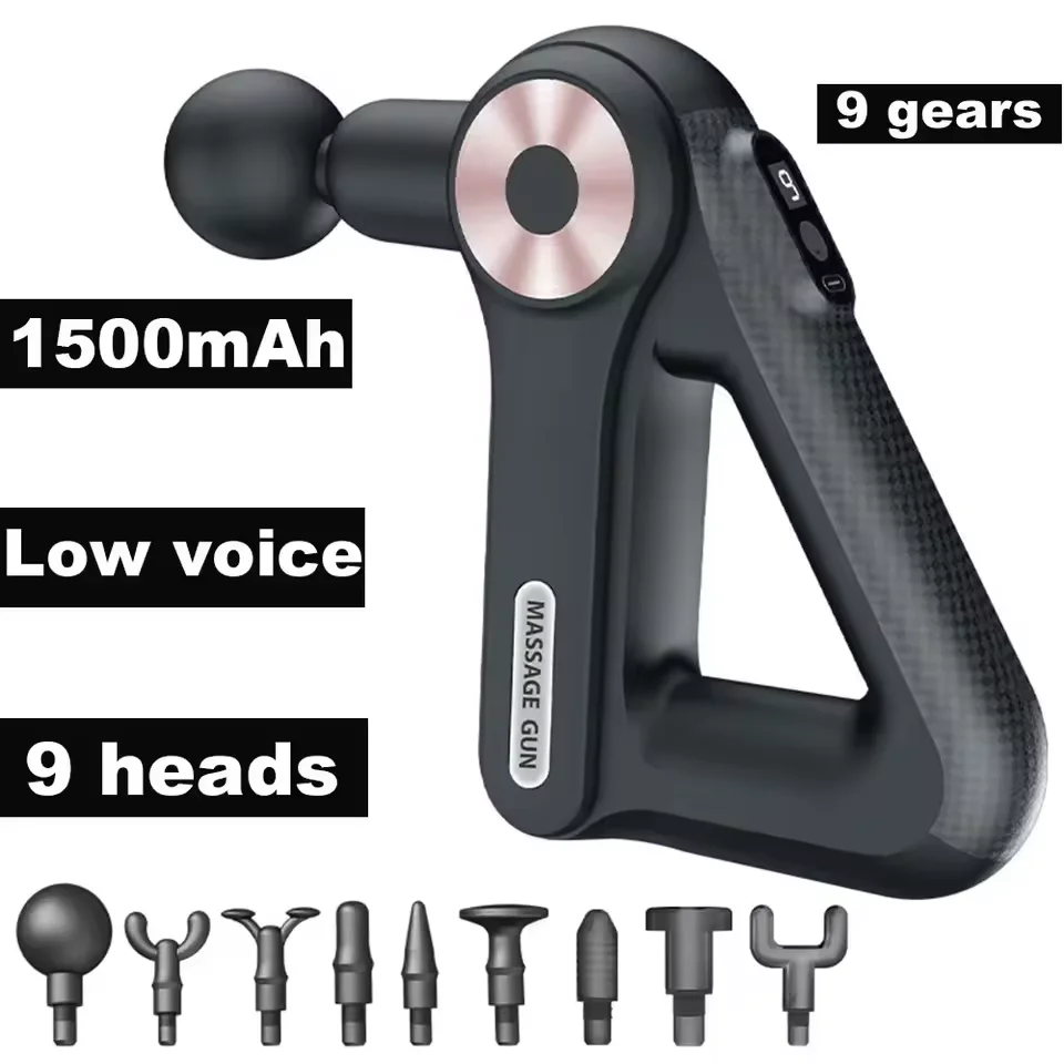 9 Heads Fascia Gun 9 Gears Professinal Bally Total Fitness Sports Mini Massage Gun Golden Triangle Long Standby Body Massage Gun
9 Heads Fascia Gun 9 Gears Professinal Bally Total Fitness Sports Mini Massage Gun Golden Triangle Long Standby Body Massage Gun