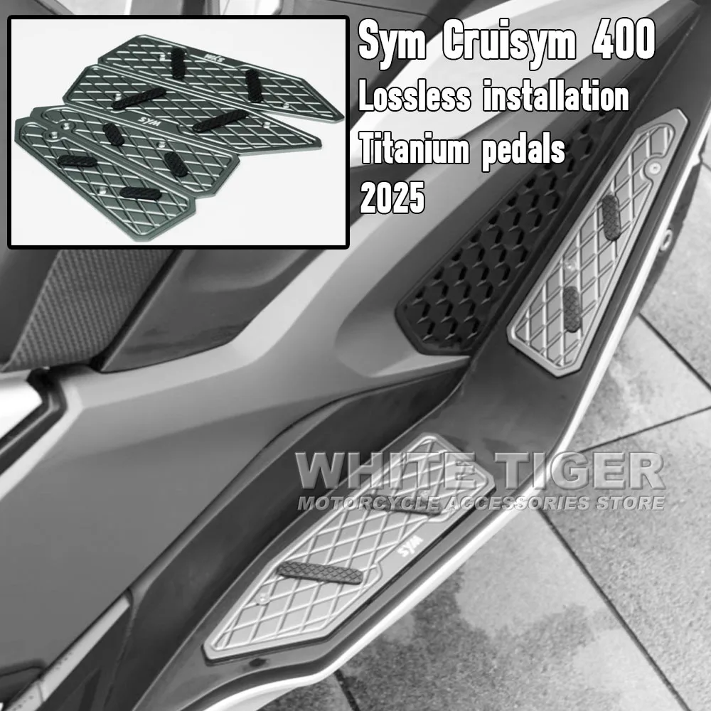 Fit SYM Cruisym-400 Motorcycle Modified Pedal Aluminum Alloy Non-slip Pedal Accessories FOR Sym Cruisym 400 Sym Cruisym400 2025
Fit SYM Cruisym-400 Motorcycle Modified Pedal Aluminum Alloy Non-slip Pedal Accessories FOR Sym Cruisym 400 Sym Cruisym400 2025