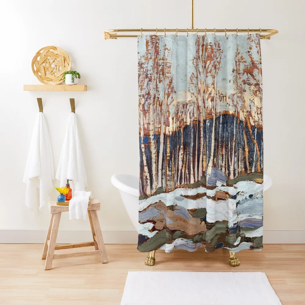 Tom Thomson - Birches Shower Curtain In The Bathroom Modern Bathroom Accessories Funny Shower Curtain
Tom Thomson - Birches Shower Curtain In The Bathroom Modern Bathroom Accessories Funny Shower Curtain