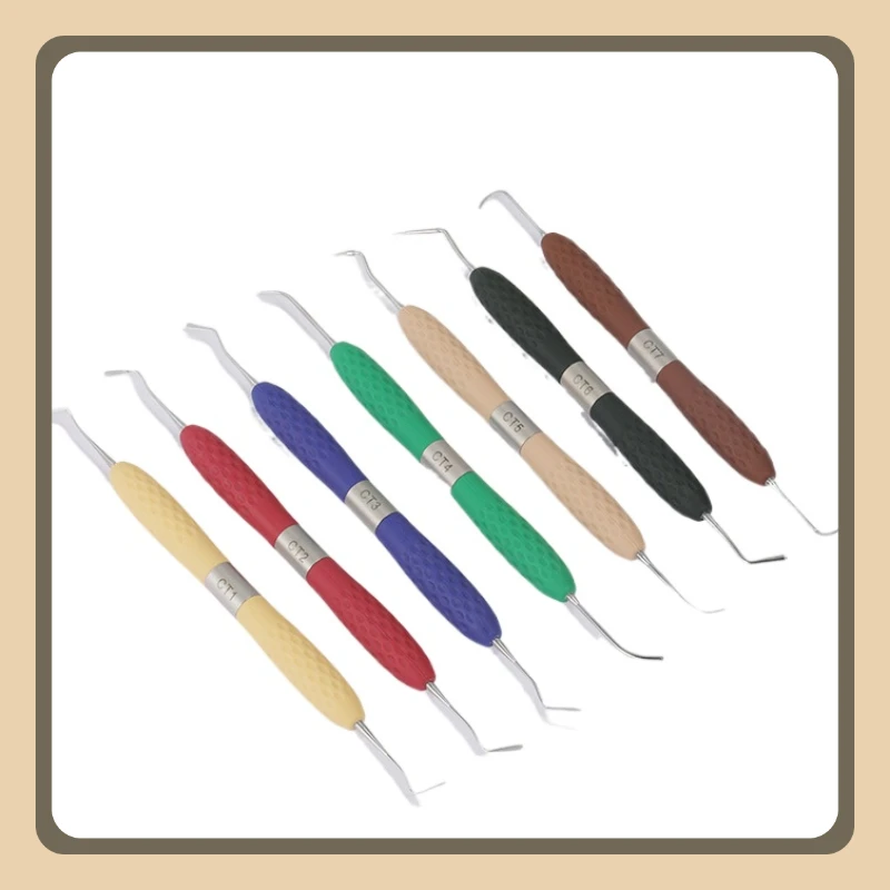 Dental Resin Spatulas - Aesthetic Restoration Kit with Silicone Handle, Resin Filler & LM Resin Knife for Dentistry Tools
Dental Resin Spatulas - Aesthetic Restoration Kit with Silicone Handle, Resin Filler & LM Resin Knife for Dentistry Tools