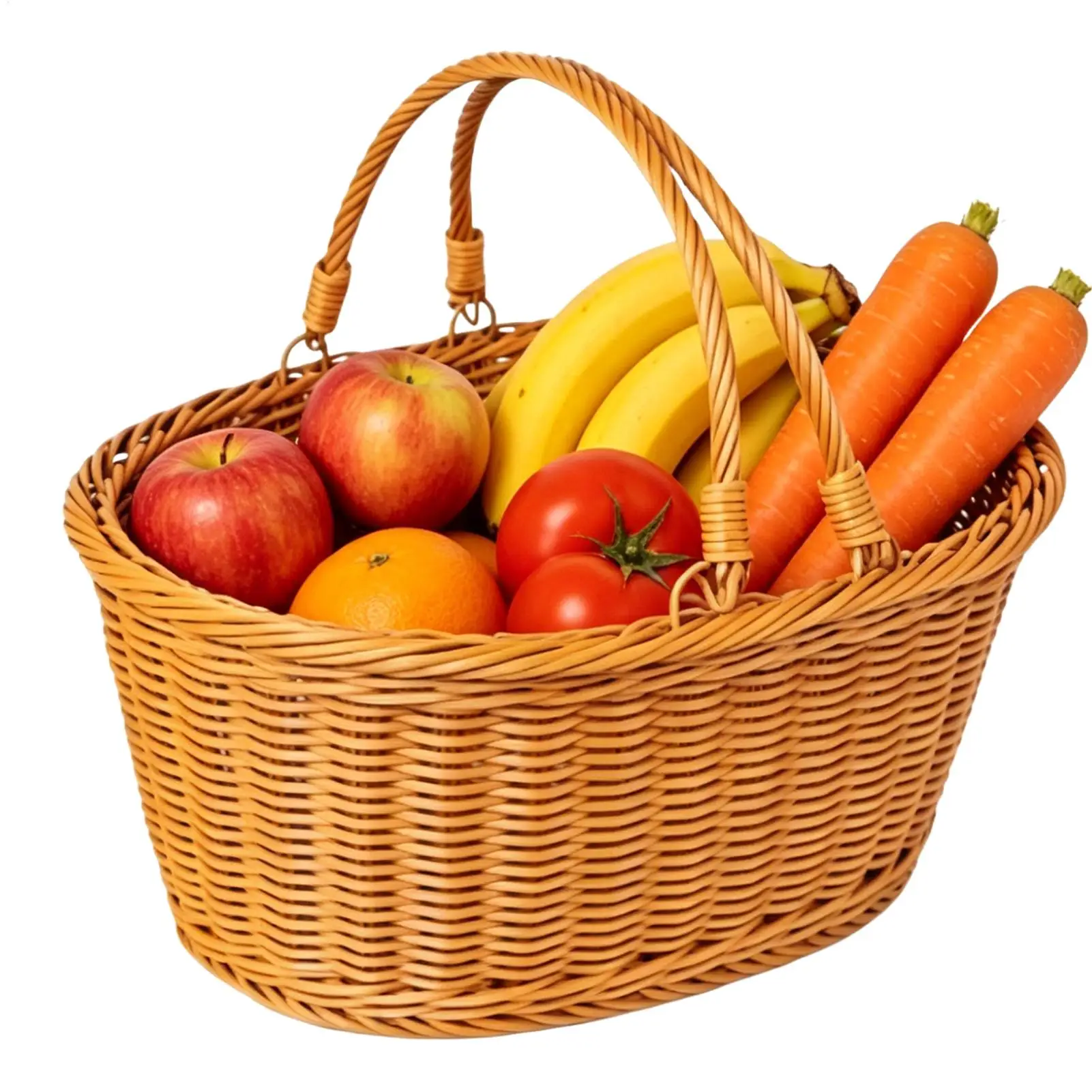 Picnic Basket With Handle Woven Outdoor Harvesting Hamper Fruit Basket With Handle For Camping Picnic Shopping Garden Backyard
Picnic Basket With Handle Woven Outdoor Harvesting Hamper Fruit Basket With Handle For Camping Picnic Shopping Garden Backyard