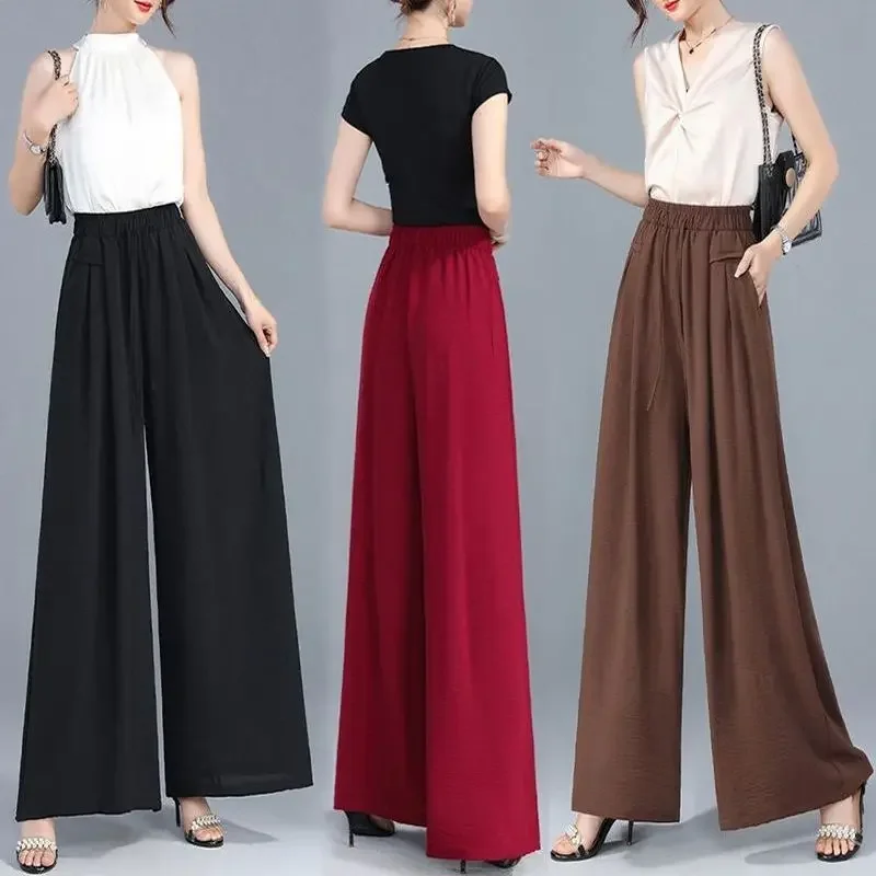 Женские широкие брюки, новые узкие прямые брюки с высокой талией, новые драпированные свободные модные брюки с юбкой в китайском стиле XT1209
Женские широкие брюки, новые узкие прямые брюки с высокой талией, новые драпированные свободные модные брюки с юбкой в китайском стиле XT1209