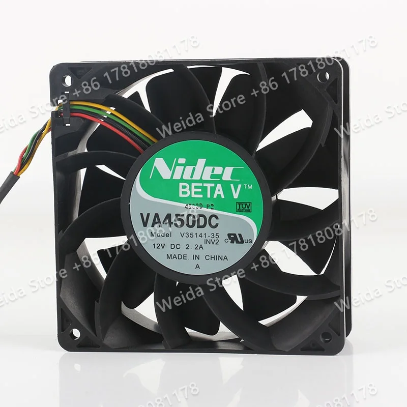 Original Nidec 12038 2.2A V35141-35 12V 12CM Four-wire Server 120X120X38MM High-performance Cooling Fan
Original Nidec 12038 2.2A V35141-35 12V 12CM Four-wire Server 120X120X38MM High-performance Cooling Fan