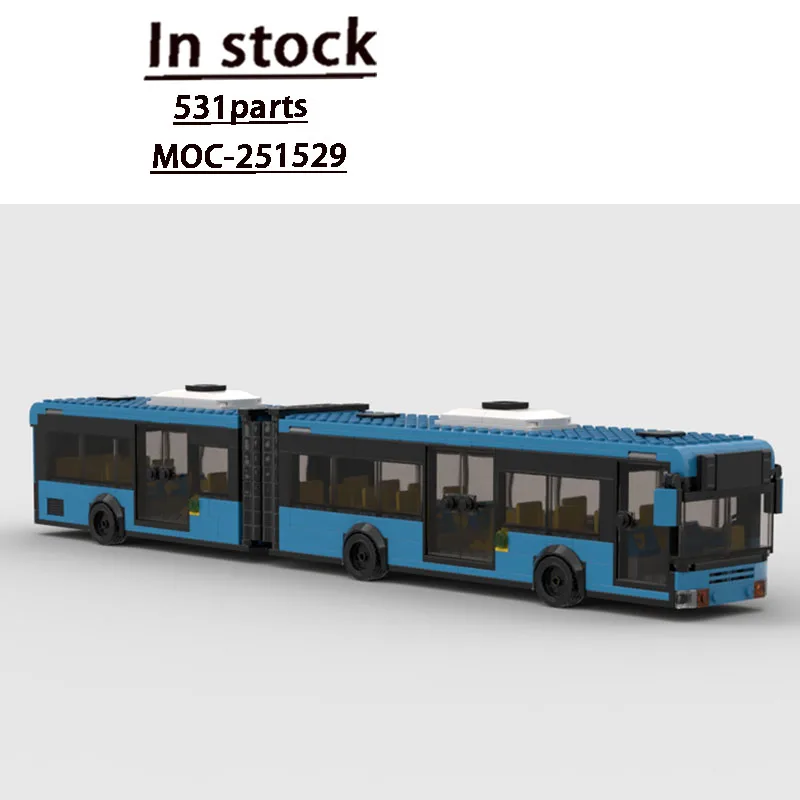MOC-251529 City New Model Road Traffic Bus Building Blocks 531 Pieces Creative Children's Birthday Christmas New Year Toy Gift
MOC-251529 City New Model Road Traffic Bus Building Blocks 531 Pieces Creative Children's Birthday Christmas New Year Toy Gift