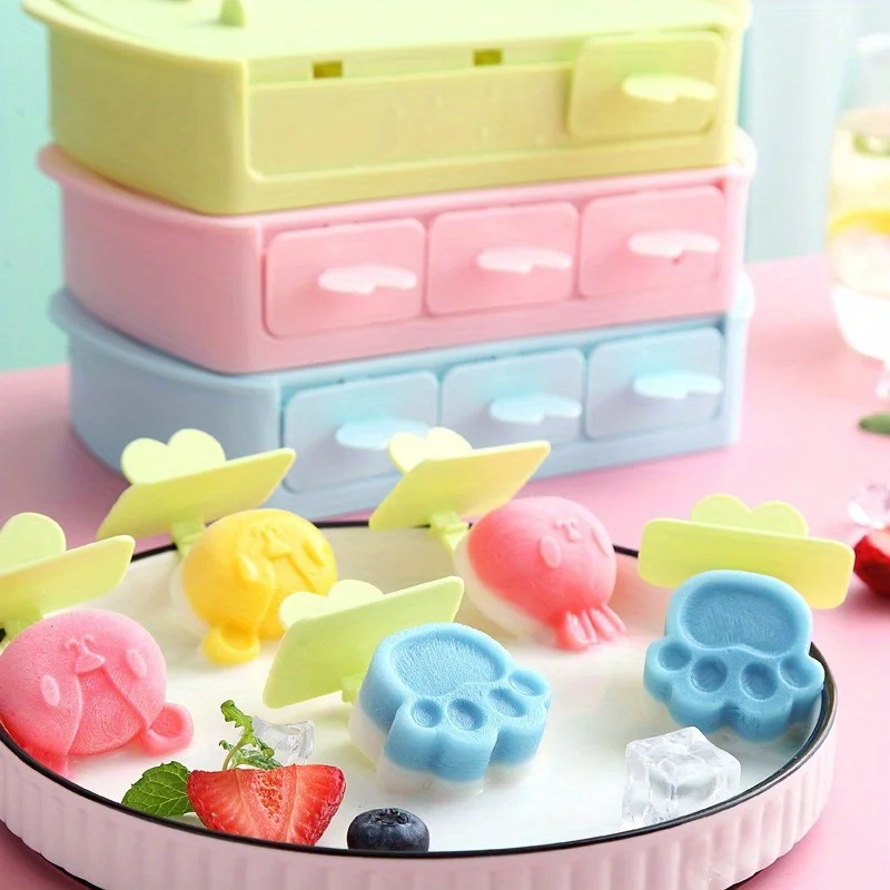 1pc, Popsicle Mold, Creative Popsicle Mold, Cartoon Popsicle Mold, Ice Cream Mold, Ice Cube Box, Household Popsicle Mold, Safet
1pc, Popsicle Mold, Creative Popsicle Mold, Cartoon Popsicle Mold, Ice Cream Mold, Ice Cube Box, Household Popsicle Mold, Safet