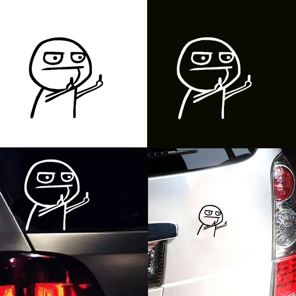 1Pcs Car Cartoon Funny Two Middle Finger Vinyl Car Truck Sticker Window Car Sticker Motorcycle Decal Accessories
1Pcs Car Cartoon Funny Two Middle Finger Vinyl Car Truck Sticker Window Car Sticker Motorcycle Decal Accessories