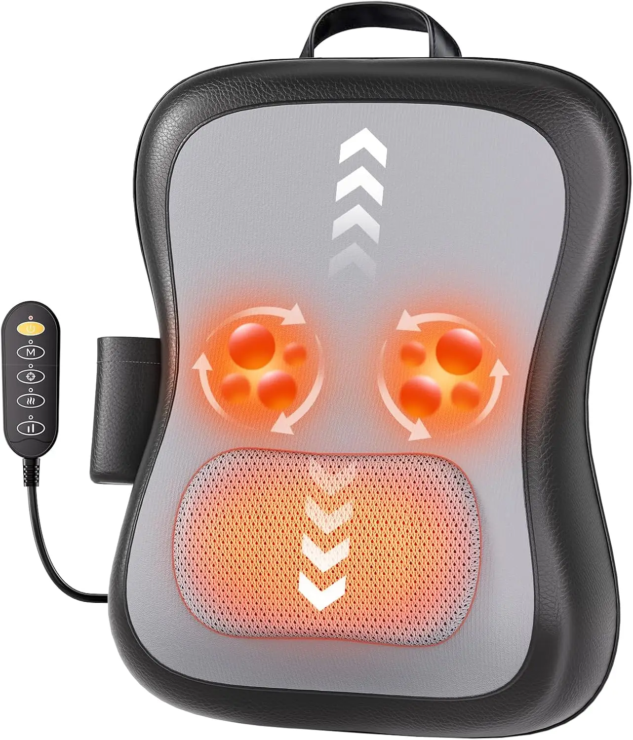 Shiatsu Back and Neck Massager with Heat, Deep Tissue Kneading, Up and Down Rolling, for Home Office, Gifts for Men Women
Shiatsu Back and Neck Massager with Heat, Deep Tissue Kneading, Up and Down Rolling, for Home Office, Gifts for Men Women