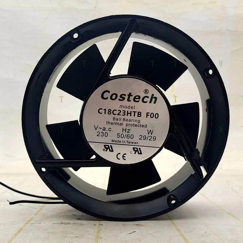 H 1 pcs Costech C18C23HTB F00 230V 29W 17050 17cm AC Fan
H 1 pcs Costech C18C23HTB F00 230V 29W 17050 17cm AC Fan