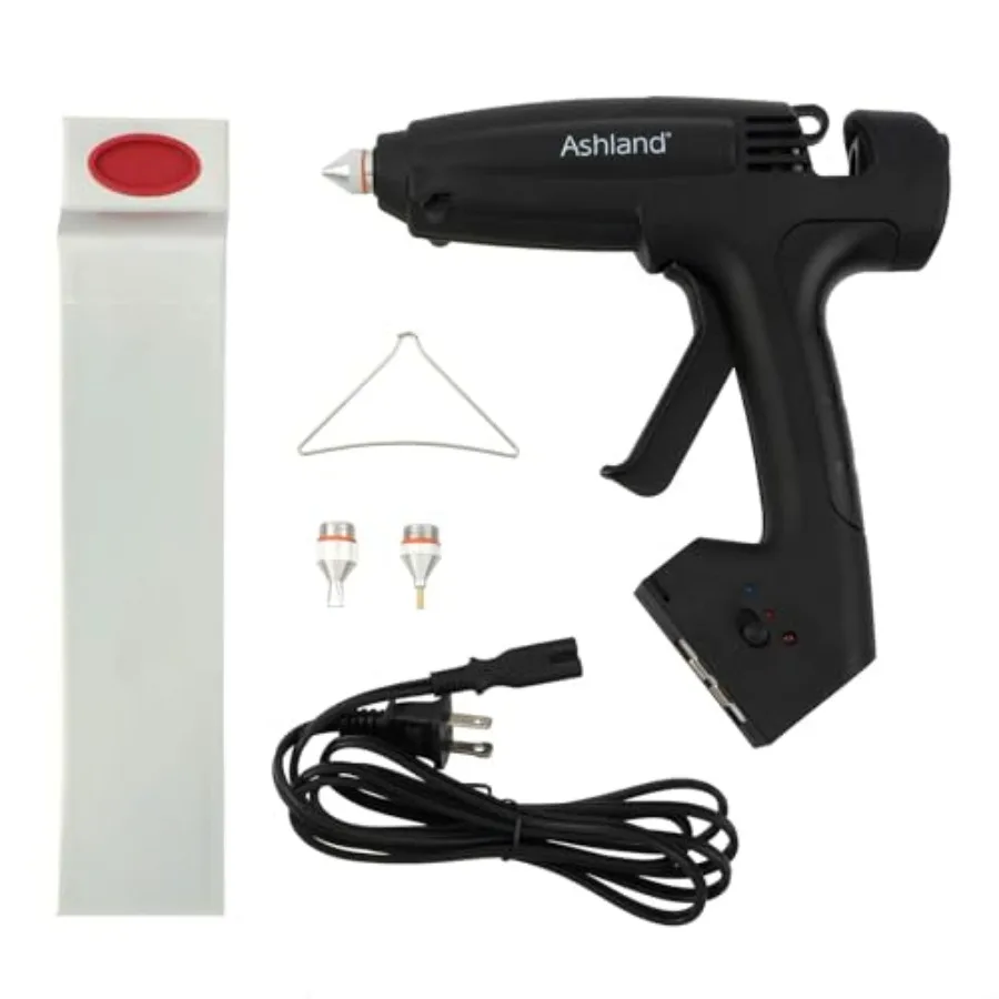 Professional 3-temperature glue gun magnetic stand auto shut-off for crafting black ABS plastic compact 9.25-inch design with q
Professional 3-temperature glue gun magnetic stand auto shut-off for crafting black ABS plastic compact 9.25-inch design with q