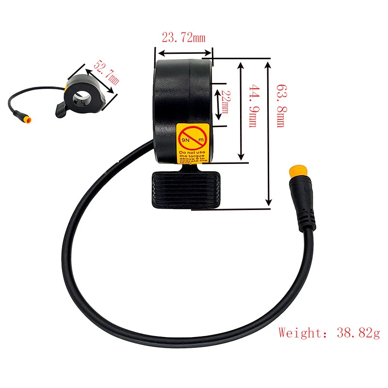 Electric Scooter Dial Accelerator Throttle Button Accessories 3 Pin Plug Finger Thumb Throttle For Kugoo G2 Pro
Electric Scooter Dial Accelerator Throttle Button Accessories 3 Pin Plug Finger Thumb Throttle For Kugoo G2 Pro