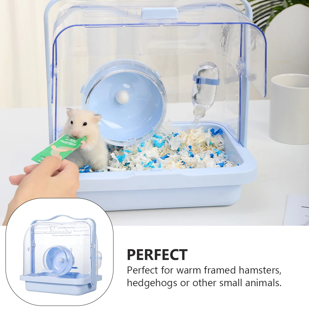 Portable Hamster Cage Good Breathable Design Small Animals Travel Case Sturdy Plastic Outdoor Pet Supply Cages No Odor Safe
Portable Hamster Cage Good Breathable Design Small Animals Travel Case Sturdy Plastic Outdoor Pet Supply Cages No Odor Safe