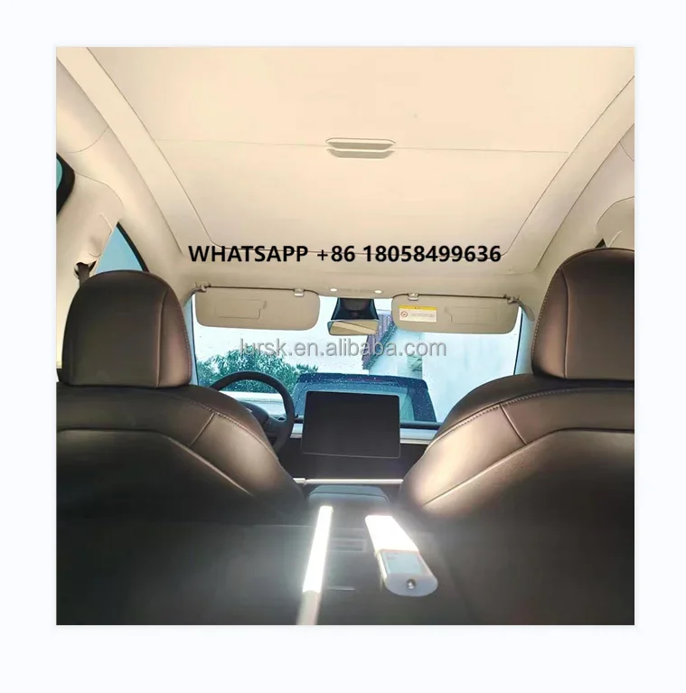 Lursk Car Sunshade Sunroof Upgrade Ice Cloth Buckle Sun Shades Glass Roof Front Rear Skylight Sun Visor for Model 3/y
Lursk Car Sunshade Sunroof Upgrade Ice Cloth Buckle Sun Shades Glass Roof Front Rear Skylight Sun Visor for Model 3/y