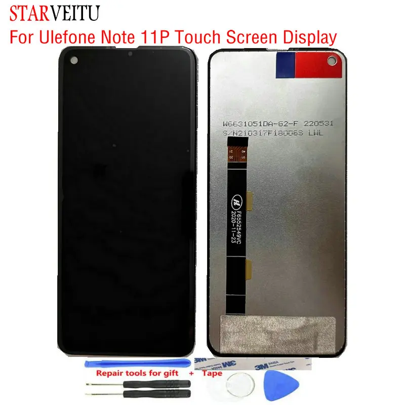 Original LCD for Ulefone Note 11P Touch Screen Display 5.93" Mobile Phone Accessories
Original LCD for Ulefone Note 11P Touch Screen Display 5.93" Mobile Phone Accessories