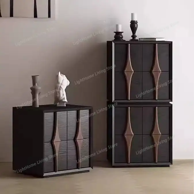 Elegant Classic Nightstands High Black Designer Narrow Luxury Bedside Table Modern Nordic Unique Mesitas De Noche Furniture Home
Elegant Classic Nightstands High Black Designer Narrow Luxury Bedside Table Modern Nordic Unique Mesitas De Noche Furniture Home