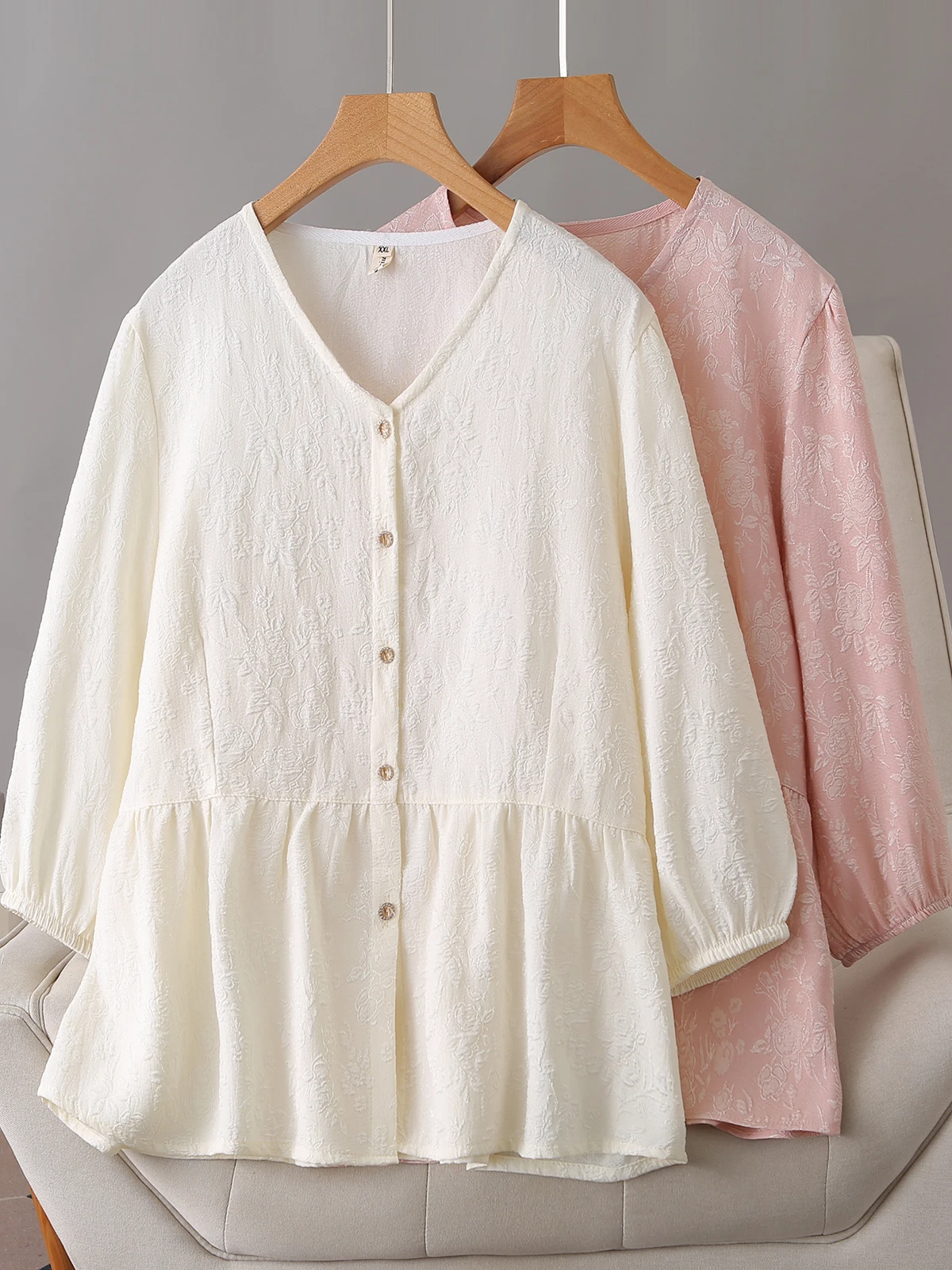 Floral Embroidery Shirt Waist Cinched French Style Loose Fit Women's Premium Shirt Polyester Fiber Long Sleeve Breathable
Floral Embroidery Shirt Waist Cinched French Style Loose Fit Women's Premium Shirt Polyester Fiber Long Sleeve Breathable
