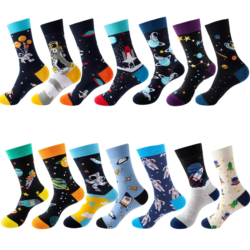 Hip-Hop Fashion Astronaut Alien Socks man boys Ladies Girls Cotton Soft Sox Comfortable Breathe Freely Men Funny Women Art Socks
Hip-Hop Fashion Astronaut Alien Socks man boys Ladies Girls Cotton Soft Sox Comfortable Breathe Freely Men Funny Women Art Socks