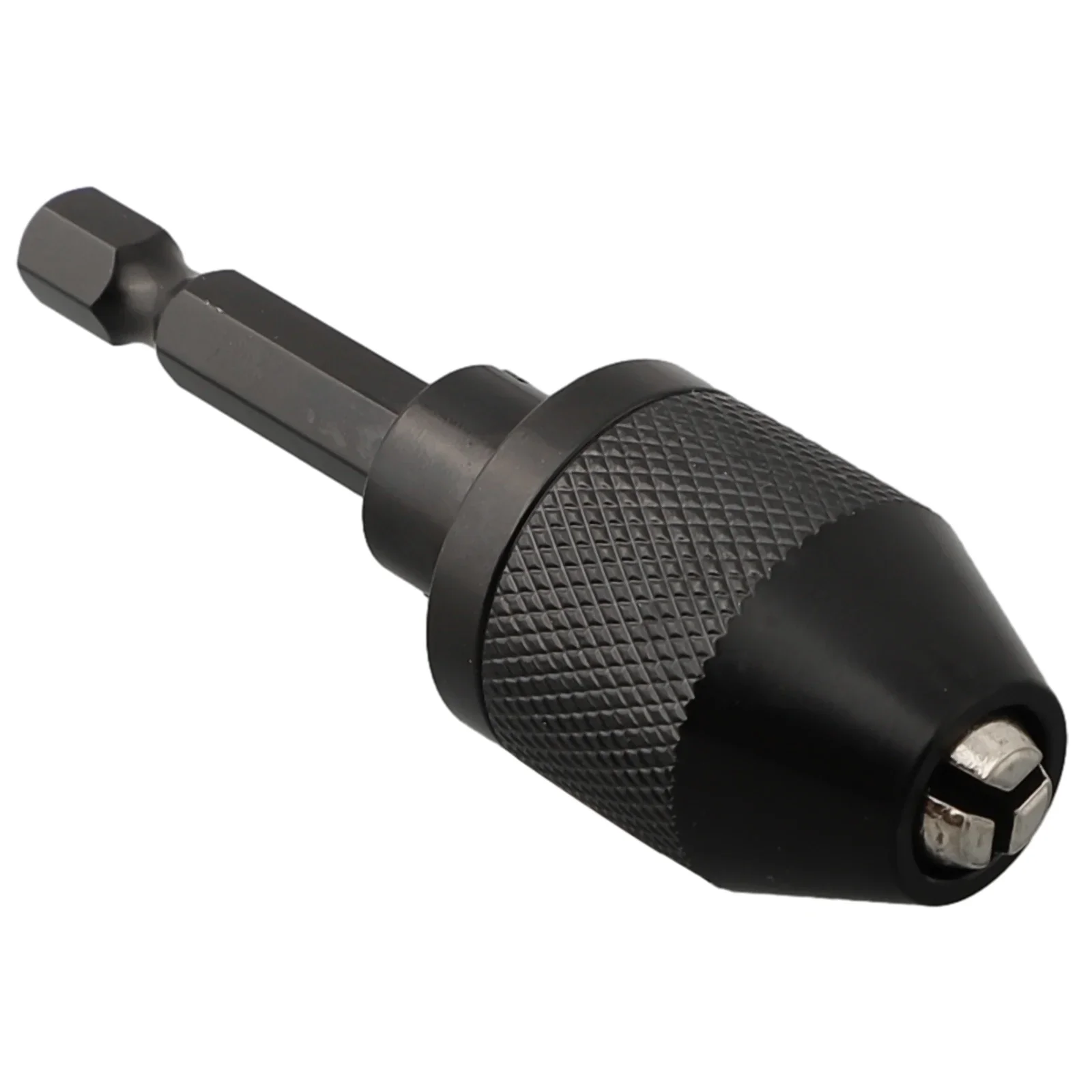 Practical Quality Drill Chuck Keyless Black Adapters 0.3-6.5mm 1pcs Aluminum Alloy Finger Tightens Workholding
Practical Quality Drill Chuck Keyless Black Adapters 0.3-6.5mm 1pcs Aluminum Alloy Finger Tightens Workholding