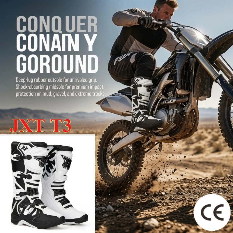 T3 Men's Motorcyclist Boots Leather Anti Slip Motorcycle Riding Boots Professional Women Boots Botas Racing Shoes
T3 Men's Motorcyclist Boots Leather Anti Slip Motorcycle Riding Boots Professional Women Boots Botas Racing Shoes