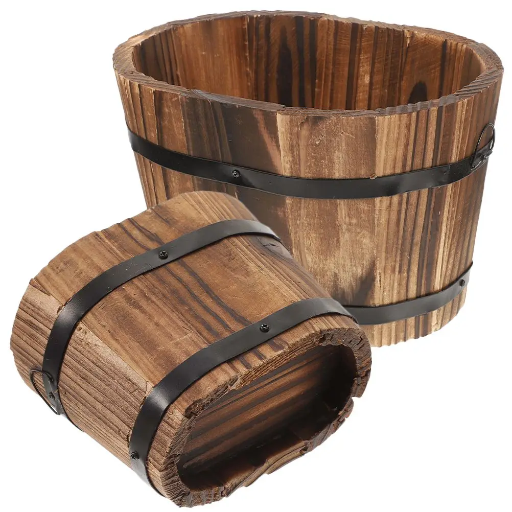 2pcs Vintage Wooden Flower Pots Small Oval Sizes for Succulents Home Decor Planters Balcony Garden Planter Box Outdoor Wood
2pcs Vintage Wooden Flower Pots Small Oval Sizes for Succulents Home Decor Planters Balcony Garden Planter Box Outdoor Wood