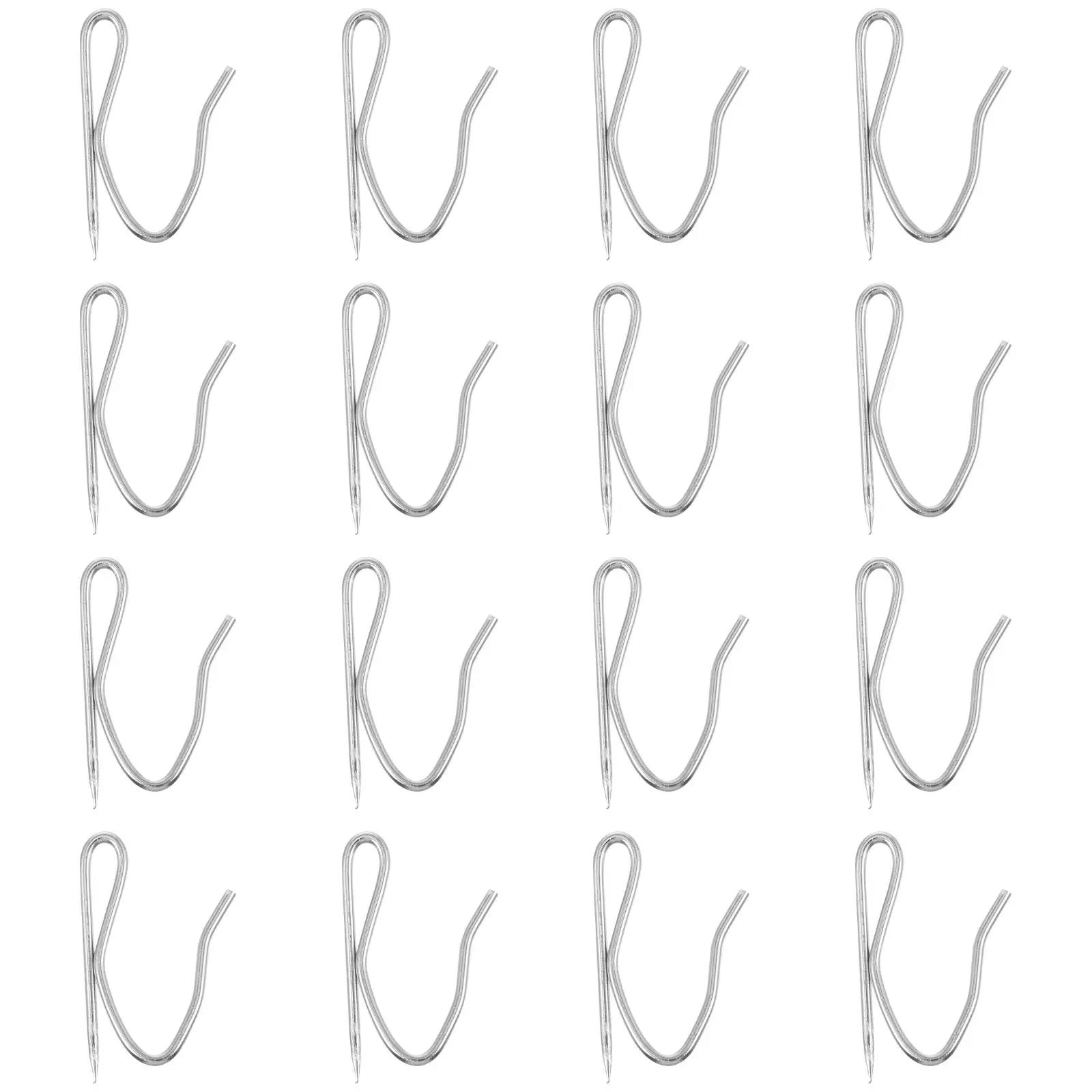100pcs Curtain Hooks Stainless Steel S-shaped Pleated Shower Rings Drapes Accessories Heavy Duty Metal Rustproof Universal Hooks
100pcs Curtain Hooks Stainless Steel S-shaped Pleated Shower Rings Drapes Accessories Heavy Duty Metal Rustproof Universal Hooks