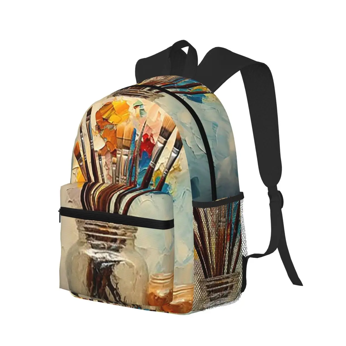 Colour Paint Brush Brushes Print Student Backpack School Bag Hiking Travel Daypack for Boys Girls Bookbag Shoulder Bags
Colour Paint Brush Brushes Print Student Backpack School Bag Hiking Travel Daypack for Boys Girls Bookbag Shoulder Bags