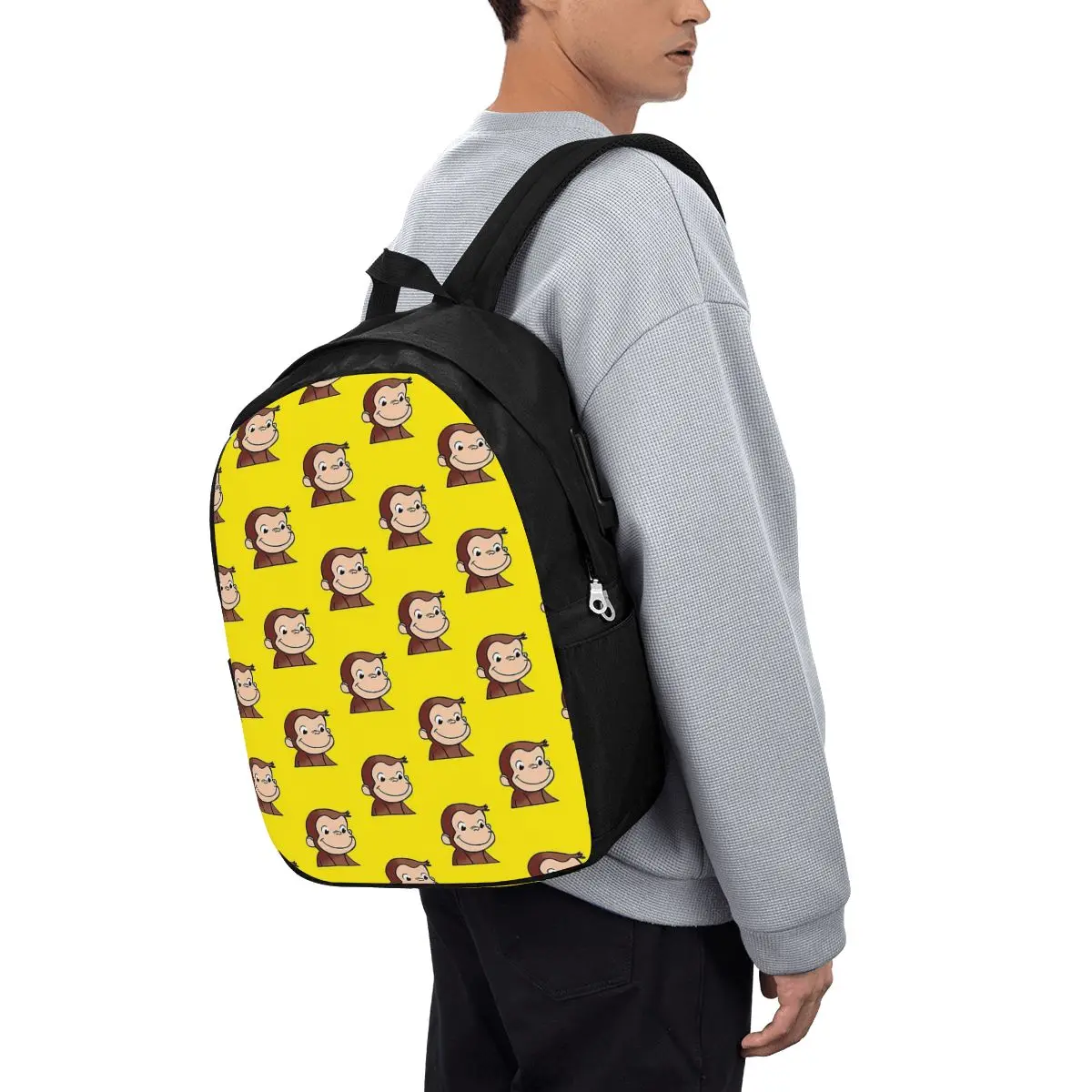 Curious George Backpack Backpack Travel Notebook Bag Computer College Student School Bag Laptop Shoulder Bags for Men Women
Curious George Backpack Backpack Travel Notebook Bag Computer College Student School Bag Laptop Shoulder Bags for Men Women
